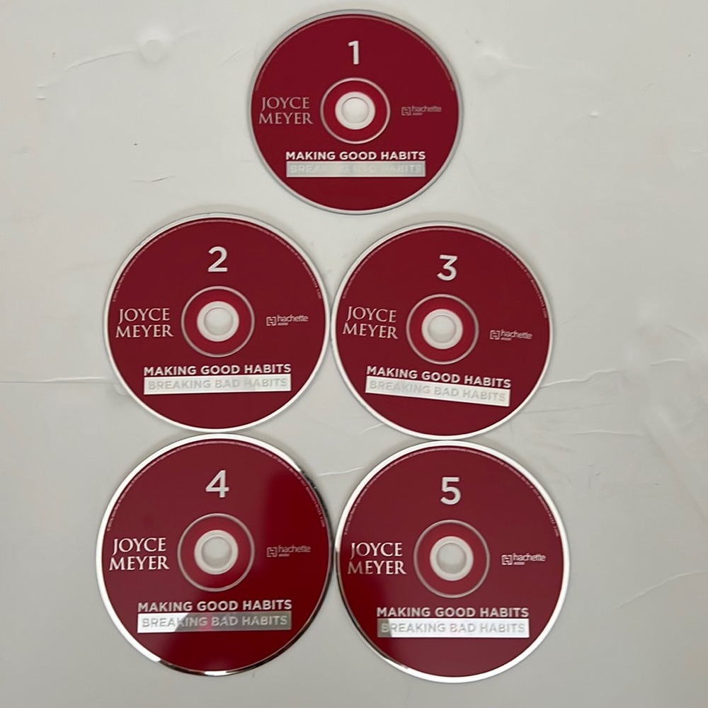 Joyce Meyer Making Good Habits Breaking Bad Habits (6) Set CD Audiobook